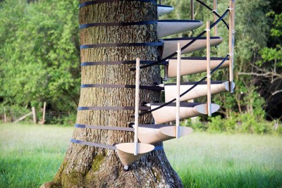 Një shkallë që mund ta vendosësh në çdo pemë